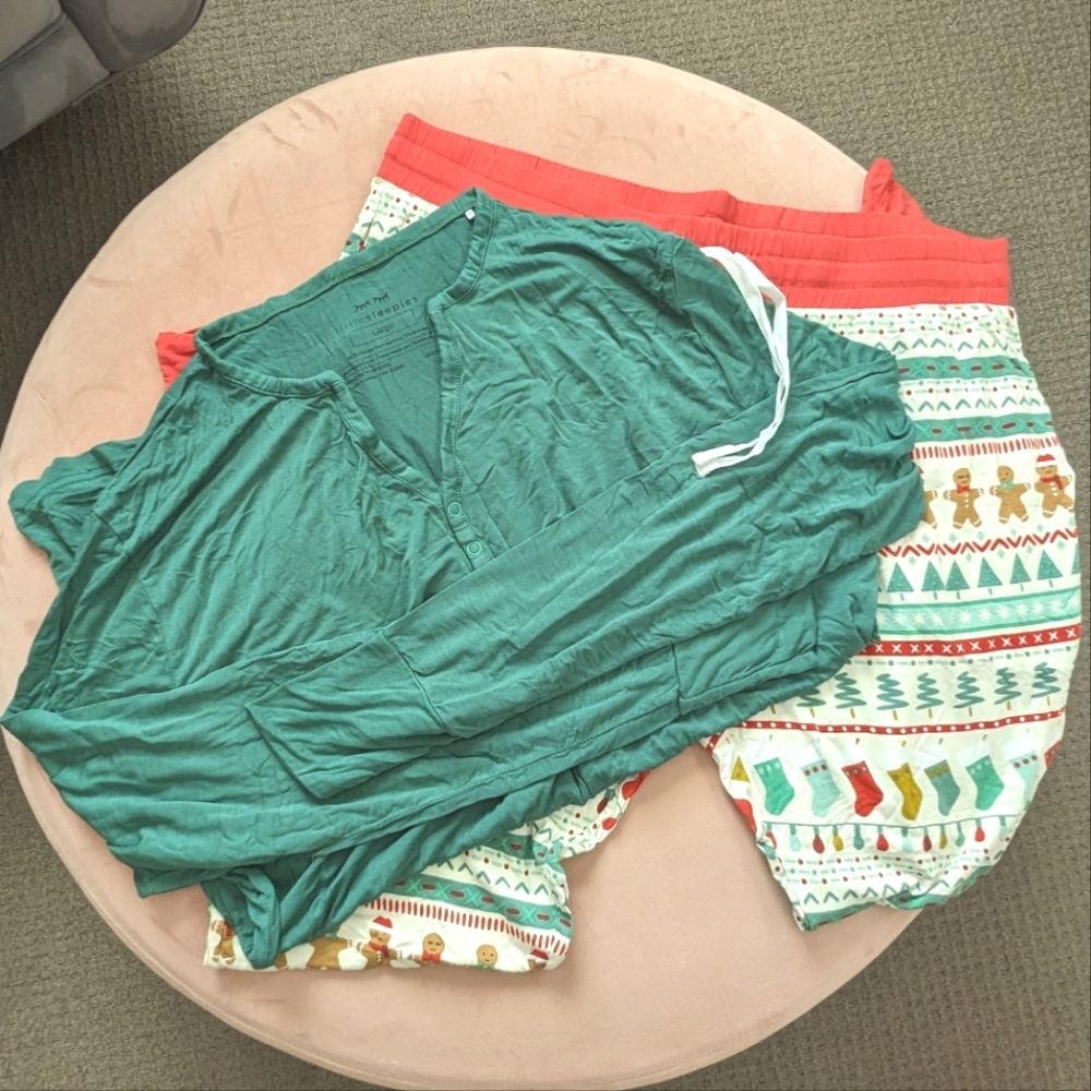 Little Sleepies Fair Isle large women's PJs